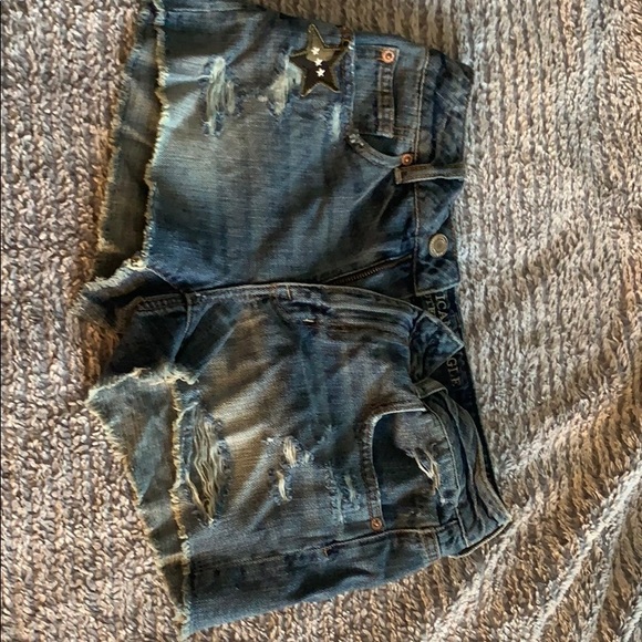 American eagle patchwork shorts - Picture 1 of 4